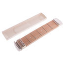 Portable Pocket Guitar 6 Fret Model Wooden Practice 6 Strings Guitar Trainer