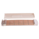 Portable Pocket Guitar 6 Fret Model Wooden Practice 6 Strings Guitar Trainer