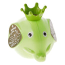 Crown Elephant Money Saving Box Pot Children Piggy Bank Cash Storage Green