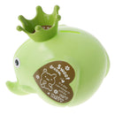 Crown Elephant Money Saving Box Pot Children Piggy Bank Cash Storage Green