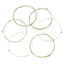 6pcs/ Set E B G D A E Guage Guitar String Steel Core Fit for Acoustic Guitar Prats