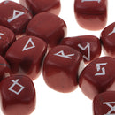 Rune Stone Crystal Gemstone Set with Alphabet Symbol for Meditation Balancing Runic