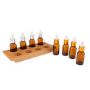 Montessori Materials Wooden Tray w/ 8 Bottles for Kids Child Taste Training