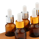 Montessori Materials Wooden Tray w/ 8 Bottles for Kids Child Taste Training
