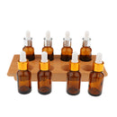 Montessori Materials Wooden Tray w/ 8 Bottles for Kids Child Taste Training