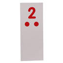 Kids Children Montessori Educational Digital Chips Card Paper for Math Toys