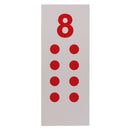 Kids Children Montessori Educational Digital Chips Card Paper for Math Toys