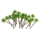20 Piece Mini Coconut Green Tree Models For Scenery Landscape Layout 1/100