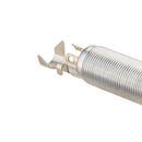 Silver Dual Stereo Long Threaded Barrel Input/Output Jack for Guitar/Bass