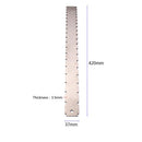Two Scale Length Notched Straight Edge Fingerboard Ruler Guitar Luthier Tool