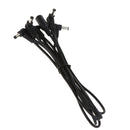 Guitar Effect Pedal 8 Way Ebow DC Power Supply Cables with 1A 9V DC Adapter
