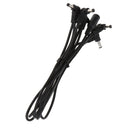 Guitar Effect Pedal 8 Way Ebow DC Power Supply Cables with 1A 9V DC Adapter