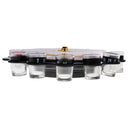 Roulette Wheel Drinking Game with 12 Shot Glasses for Novelty Alcohol Party