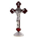 Durable Magnetic Bottom Cross Statue Crucifix Jesus Christianity Accessory 3.14 x 1.77inch