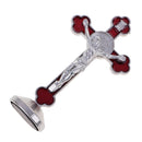 Durable Magnetic Bottom Cross Statue Crucifix Jesus Christianity Accessory 3.14 x 1.77inch