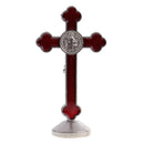 Durable Magnetic Bottom Cross Statue Crucifix Jesus Christianity Accessory 3.14 x 1.77inch