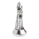 Mini Jesus Christ Statue Alloy Home Decoration Ornament Holy Religious Figurine 1.96'', Silver
