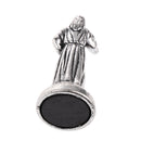 Mini Jesus Christ Statue Alloy Home Decoration Ornament Holy Religious Figurine 1.96'', Silver