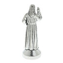 Mini Jesus Christ Statue Alloy Home Decoration Ornament Holy Religious Figurine 2.75'', Silver