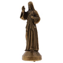 Mini Jesus Christ Statue Alloy Home Decoration Ornament Holy Religious Figurine 5cm Bronze