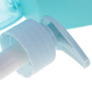 Portable 3 Pieces Press Pump Reusable Travel Size Bottles Set Makeup 288ml Blue