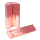 Portable 3 Pieces Press Pump Reusable Travel Size Bottles Set Makeup 288ml Coral Pink