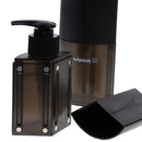 Portable 3 Pieces Press Pump Reusable Travel Size Bottles Set Makeup 288ml Black