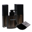 Portable 3 Pieces Press Pump Reusable Travel Size Bottles Set Makeup 288ml Black
