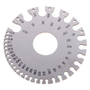 Round Shaped Wire Gauge Diameter Gage Metal Metric Inch Inspection Precision Measuring Hand Tools