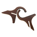 Wooden Foldable Stand Holder Supporter For Ukulele Mandolin Violin Brown