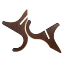 Wooden Foldable Stand Holder Supporter For Ukulele Mandolin Violin Brown