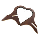 Wooden Foldable Stand Holder Supporter For Ukulele Mandolin Violin Brown