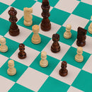 Portable Chess with Roll up Chessboard for Travel Camp Toys 13.77 x 3.14inch Small