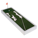 Mini Novelty Table Top Golf Game Board Game Golf Putting Green with Putter Ball Flag Set Toy Gift Men Women Fun Entertainment