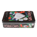 Durable 100 Pieces Poker Chips for Poker Game Blackjack Roulette 4 Denomination, 1.57inch