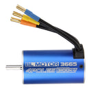 3665 3100KV Waterproof Brushless Motor with 4 Poles for 1/10 RC Car Truck Model Spare Parts