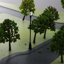 Set of 6 Pieces 1:87 HO Gauge Single Head Model Lamppost/Lamp/Light DIY Park Courtyard Lantern Model Building Kits
