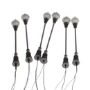 Set of 6 Pieces 1:72 HO OO Gauge Single Head Model Lamppost/Lamp/Light DIY Park Courtyard Lantern Model Building Kits