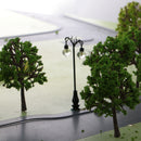 3 Pieces 1:87 HO Scale Model Railway Layout Lights Lamppost Street Courtyard Lamp Led Toys Kids Gift DIY