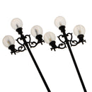 3 Pieces 1:72 HO OO Scale Model Railway Layout Trinal Head Lamppost Lights Street Courtyard Lamp DIY Kids Toys