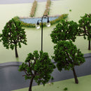 3 Pieces 1:87 HO Scale Model Railway Layout Lights Lamppost Street Courtyard Lamp Led Toys Kids Gift DIY