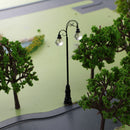 3 Pieces 1:87 HO Scale Model Railway Layout Lights Lamppost Street Courtyard Lamp Led Toys Kids Gift DIY