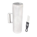 Professional Large Stainless Steel Guiro with Scraper Latin Merengue Percussion Musical Instrument 12inch x 4 inch Open Ends