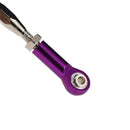 Set of 2 Pieces SLA013 Front Rear Servo Links Linkage Rod for 1/10 RC Car Toys TRAXXAS SLASH 4x4 Accessory Purple