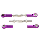 Set of 2 Pieces SLA013 Front Rear Servo Links Linkage Rod for 1/10 RC Car Toys TRAXXAS SLASH 4x4 Accessory Purple