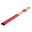 Portable 1 Pair of Drum Brushes Sticks Bamboo Rods for Percussion Instruments Drum Parts 15.74inch