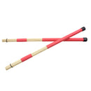 Portable 1 Pair of Drum Brushes Sticks Bamboo Rods for Percussion Instruments Drum Parts 15.74inch