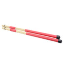 Portable 1 Pair of Drum Brushes Sticks Bamboo Rods for Percussion Instruments Drum Parts 15.74inch