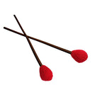 Portable 1 Pair Marimba Mallets Sticks with Maple Handle for Percussion Instruments Parts