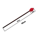 Portable 1 Pair Marimba Mallets Sticks with Maple Handle for Percussion Instruments Parts